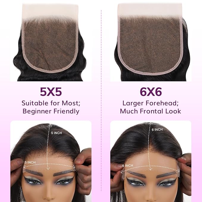 IDN BEAUTY SKINLIKE REAL HD 5x5 Lace Closure Human Hair Deep Wave 16 Inch Bleached Single Knots Ultra-thin HD Lace Closure Virgin Human Hair 0.1 mm Pre Plucked Hairline