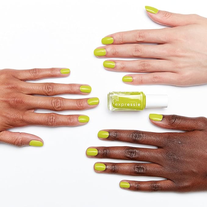 essie expressie quick dry nail polish, vegan, power vegan,
