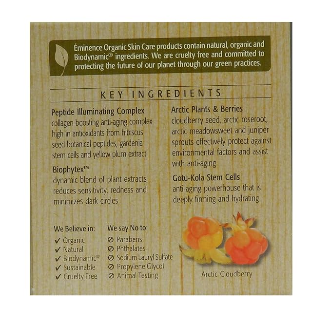 Eminence Arctic Berry Peptide Radiance Cream for Unisex - 2 oz Cream