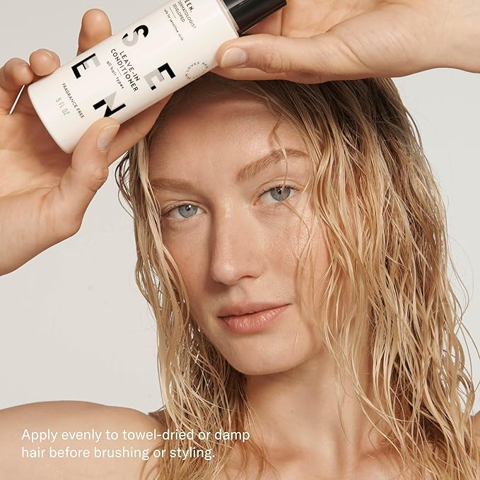 SEEN Leave-In Conditioner, Fragrance Free - Leave-In Hair Conditioner & Heat Protectant Spray- Detangles & Hydrates- No Parabens, Sulfates or Phthalate