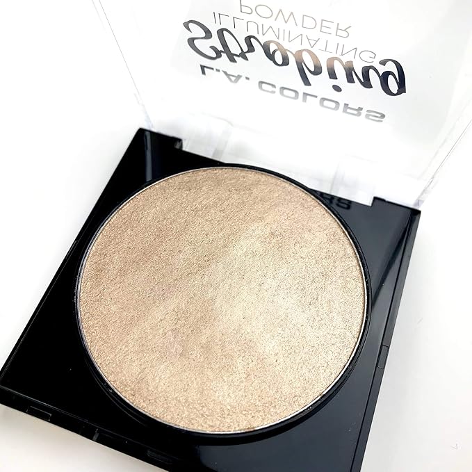 L.A. COLORS Strobing Illuminating Powder, Gleaming Goddess, 1 1 Ounce
