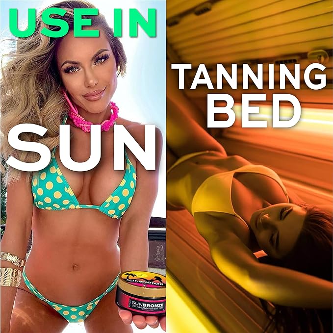 Original Sun Bronze Ultra Tanning Butter - Sparkling Kiwi, Use in the sun outdoor or tanning bed Better than tanning oil Tan faster with premium natural ingredients Safe for Sensitive Skin