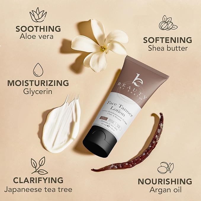 Self Tanner for Face - USA Made with Organic & Natural Ingredients, Self Tan Tanning Lotion