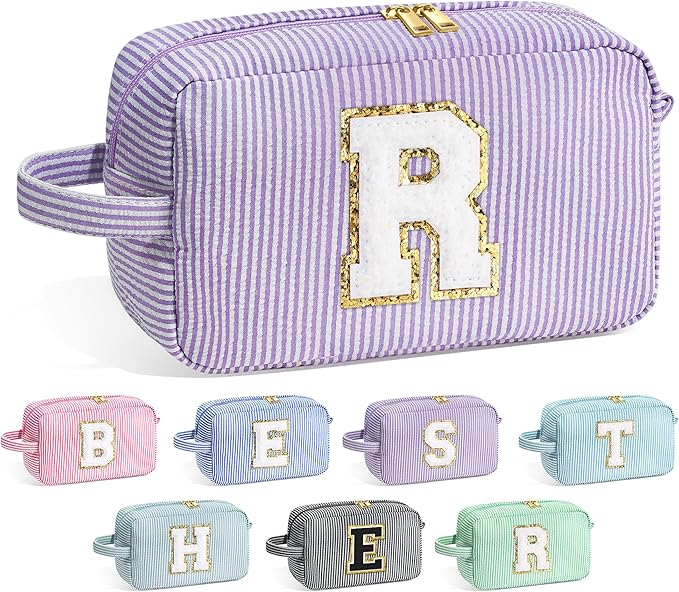 YOOLIFE Makeup Bag - Initial