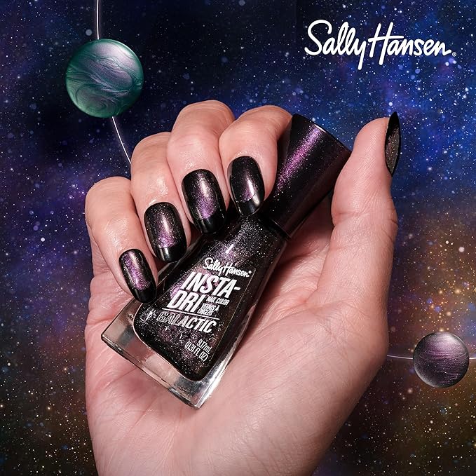 Sally Hansen Insta-Dri® Galactic, Inter-stellar, Quick Dry, Long Lasting, Streak-Free Shine, Metallic Purple Nail Polish
