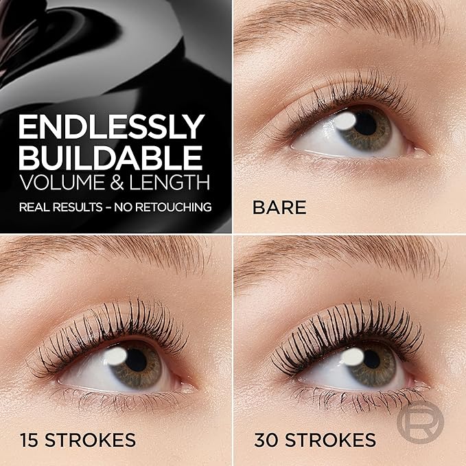 L'Oreal Paris Paradise Big Deal Waterproof Mascara, Volumizing and Lengthening Formula, Buildable, Clump Resistant, Black Mascara, 0.33 Fl Oz