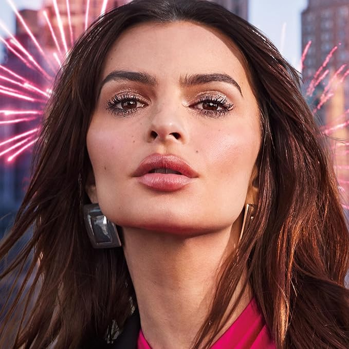 Maybelline Lash Sensational Firework Washable Mascara, Lengthening & Volumizing Mascara for up to 24HR wear, Brownish Black, 1 Count