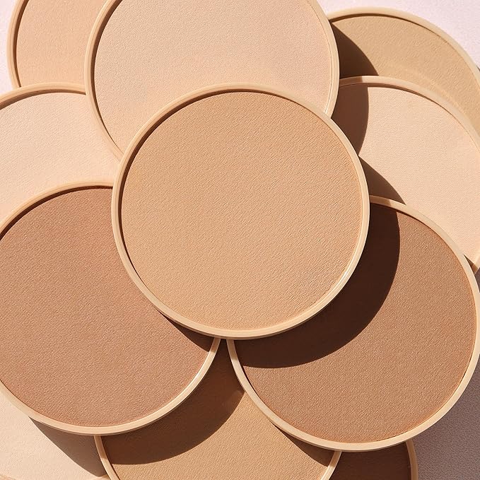 Wander Beauty Wanderlust Powder Foundation - Light - Blurs and Evens Skin Tone - Perfects and Hydrates With Hyaluronic Acid, Aloe, Honeysuckle, & Vitamin E - Lightweight, Buildable Coverage - 0.31 oz
