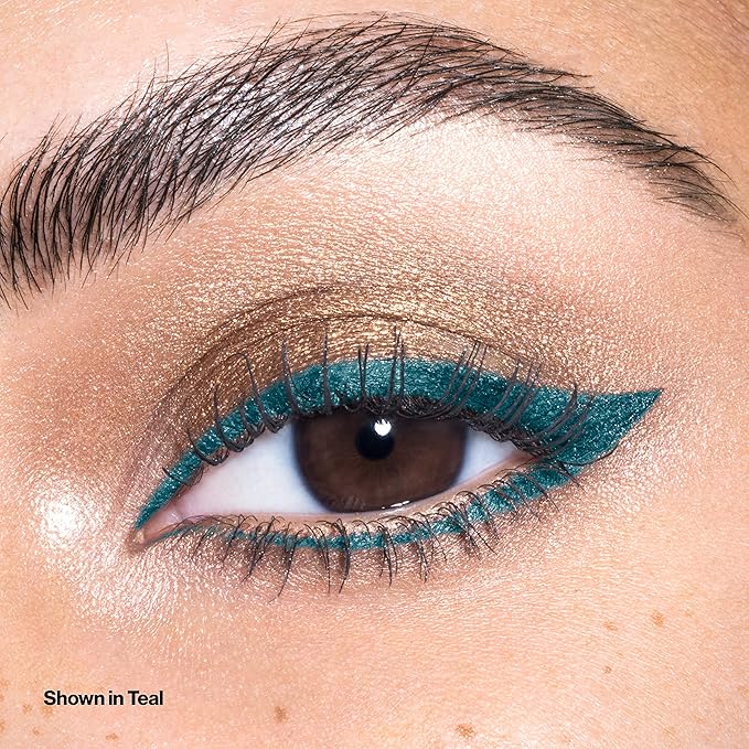 Revlon ColorStay Pencil Eyeliner with Built-in Sharpener, Waterproof, Smudgeproof, Longwearing Eye Makeup with Ultra-Fine Tip, Teal, 0.028 oz