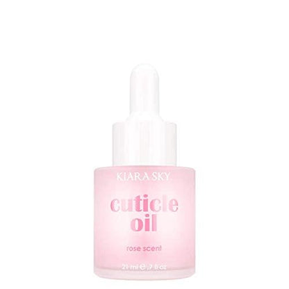 KIARA SKY Hydrating Nail and Cuticle Oil - Ultra Nourishing Repair Nail Strengthener - Ultimate Nail Growth - For Weak Damaged Nails, 7 fl oz (Rose)