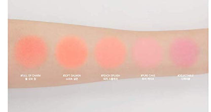 3CE Style Nanda Face Blush, Matte, Pink, Palette, 5g, 0.17oz (DELECTABLE)
