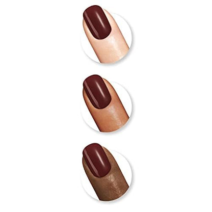 Sally Hansen Miracle Gel, Wine Stock, Long Lasting, Gel-Like Formula, No UV Lamp Needed, Opaque, Shiny Red Nail Polish