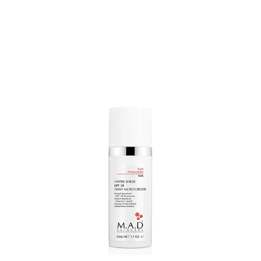M.A.D Skincare Hyper Sheer SPF 50 Daily Moisturizer 1.7 oz. …