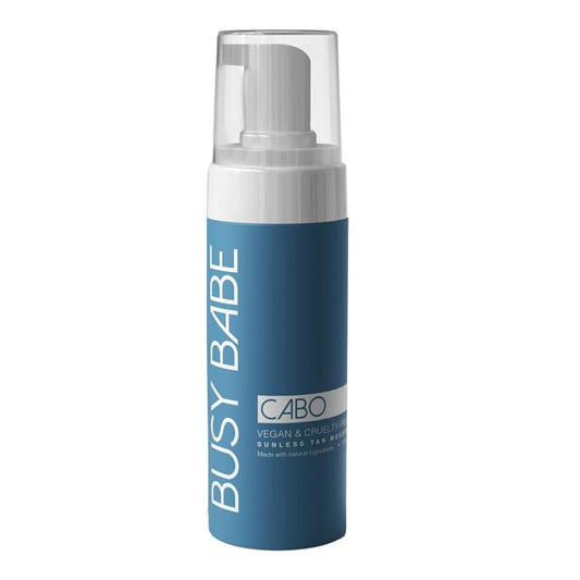 CABO Tanning Mousse Self Tanner - Achieve a Gorgeous, Flawless Tan, Sun-Kissed Glow for All Skin Types and Tones, Sunless Tanning Mousse for Undertone (DARK BRONZE 200ml)