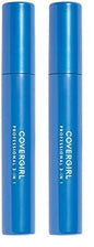 CoverGirl Professional 3-in-1 Straight Brush Mascara, 210 Black Brown, 0.3 Ounce (Pack of 2)