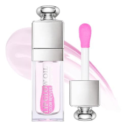 Plumping Lip Oil,Hydrating Gloss Tinted Lip