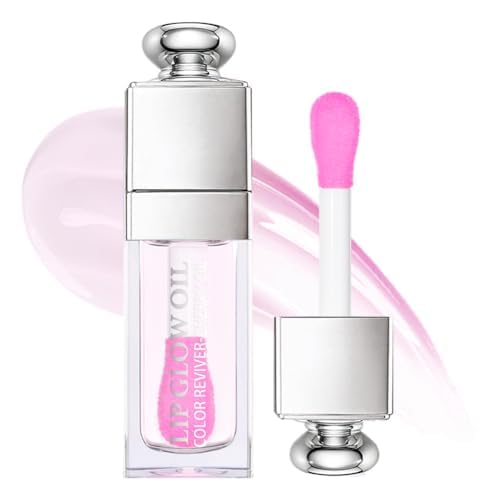 Plumping Lip Oil,Hydrating Gloss Tinted Lip