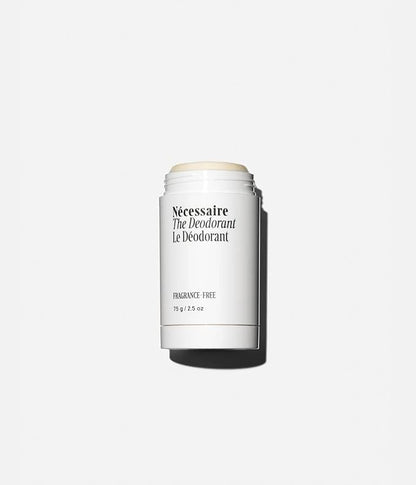 Nécessaire The Deodorant Fragrance-Free | Natural Aluminum Free Deodorant For Women & Men. Extra Strength Treatment with Mandelic Acid. Free of Baking Soda, Ozokerite & Parabens (75 g/2.5 oz)