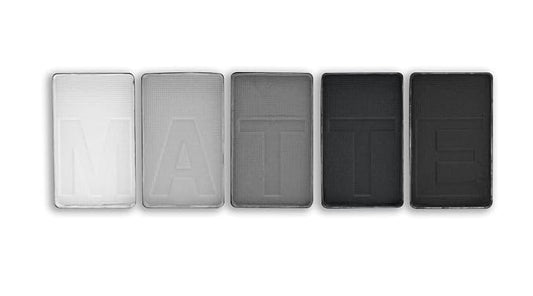 L.A. COLORS 5 Color Matte Eyeshadow Palette, Black Lace CEM475