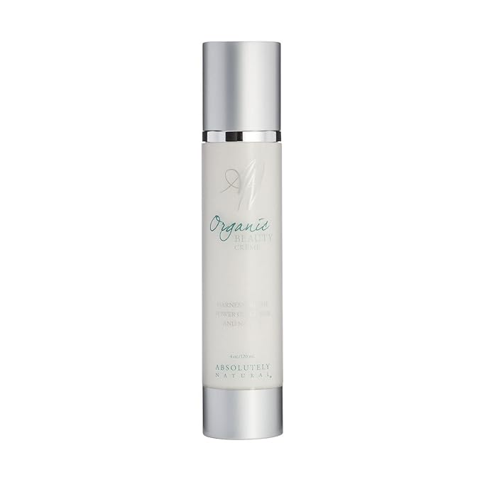 Organic Beauty Cream 4oz with Anti-Aging Antioxidants and Essential Fatty Acids Plant Based Made in USA