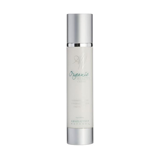 Organic Beauty Cream 4oz with Anti-Aging Antioxidants and Essential Fatty Acids Plant Based Made in USA
