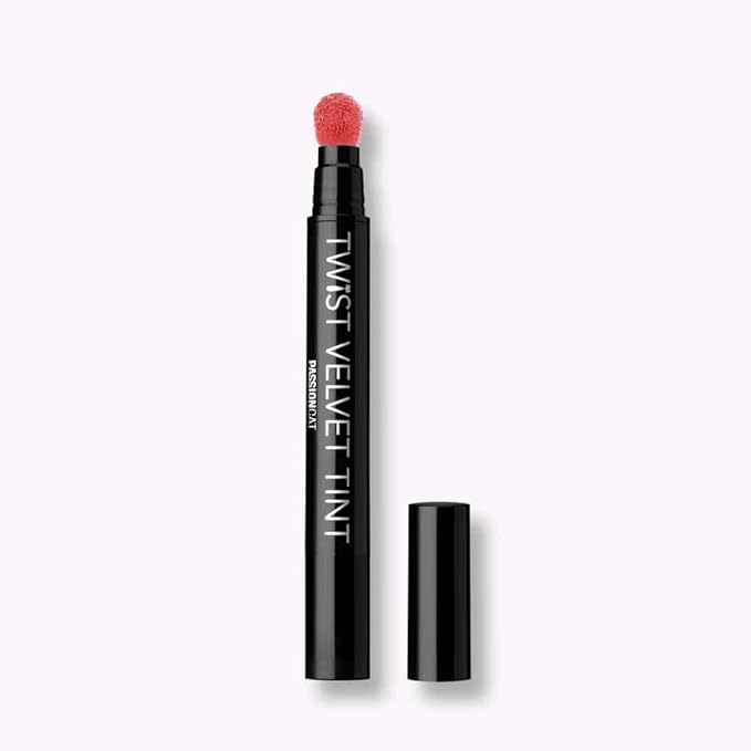 Long Lasting Lip Stain for Lips and Cheek Tint | High Pigment Color | lightweight Matte Finish | Weightless | Full Coverage | Twist Velvet Tint #6 (No.6)