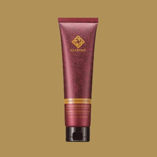Elabore Hair Manicure Treatment Hair Color, 6.76 fl oz / 200 ml, With Olive Oil and Keratin, No Ammonia, No Peroxide, No PPD (Honey, 200ml)