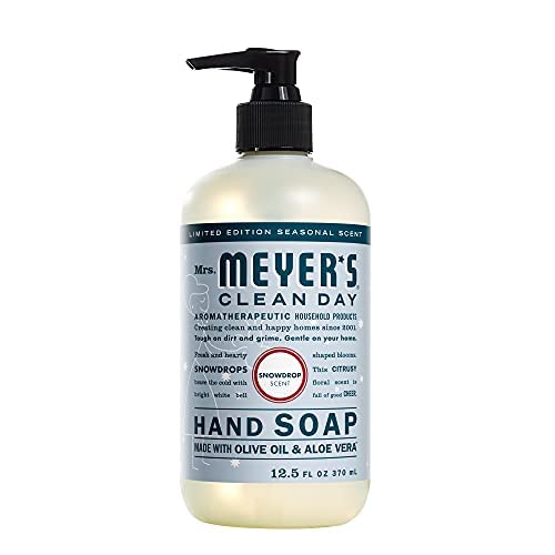 MRS. MEYER'S CLEAN DAY SnowDrop Liquid Hand Soap, 12.5 oz. (Pack of 4)