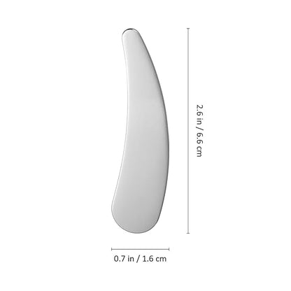 minkissy Makeup Spatula Small Metal Cosmetic Spatula Stainless