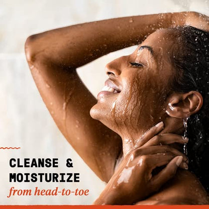 Alaffia Authentic African Black Soap, Tangerine Citrus, 2-Pack – All-in-One Moisturizing Cleanser for Face, Hands, Body & Hair, 32 Oz Ea