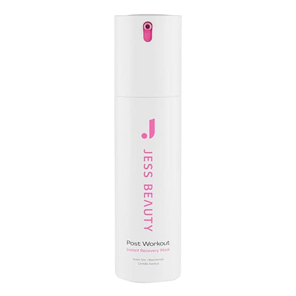 JESS BEAUTY | Face Moisturizer Gel Mask Post Workout with Niacinamide & Centella Asiatica | Skin Care Revitalizing 1.7 fl oz