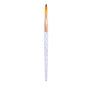 KIARA SKY Clear Crystal Acrylic Nail Brush - Professional Nail Tool - Nail Kolinsky Brush - 100% Kolinsky Hand Crafted Nail Tools - Long Lasting Nail Acrylic Brush, #12