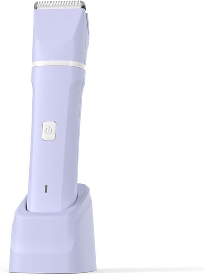 Electric Razors for Women - Wet/Dry Womens Electric Shaver for Legs, Replaceable Body Hair Blade Heads&Hair Remover for Face Head, No Nick, No Cut, No Razor Burn, Purple