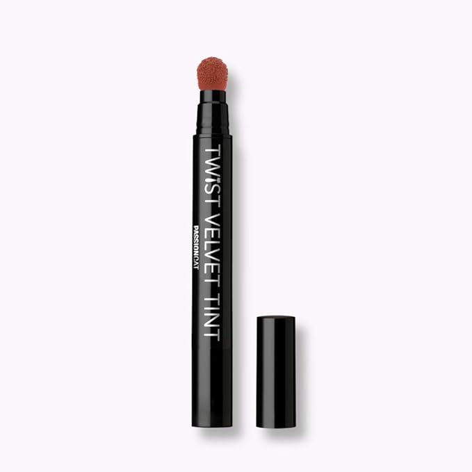Long Lasting Lip Stain for Lips and Cheek Tint | High Pigment Color | lightweight Matte Finish | Weightless | Full Coverage | Twist Velvet Tint #12 (No.12)
