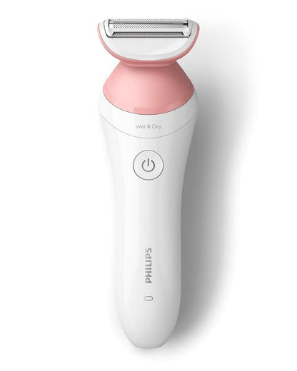 Philips Beauty Lady Electric Shaver Series 6000, Cordless with 7 Accessories, BRL146/00, White