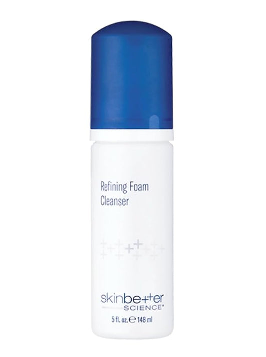 Skinbetter Refining Foam Cleanser, 5 fl oz. Luxurious, velvety-soft cleanser that deeply purifies and exfoliates
