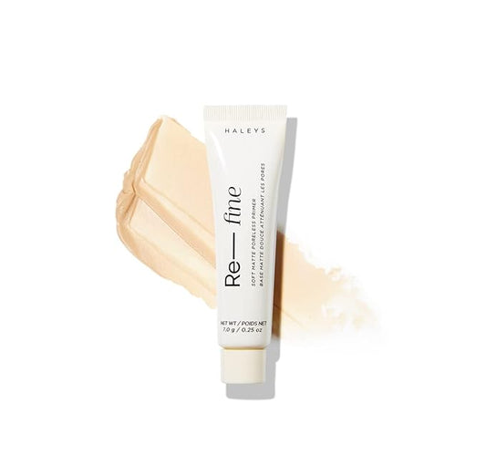 HALEYS Re-fine Soft Matte Poreless Primer (0.), Lightweight, + Fragrance-Free 25 oz