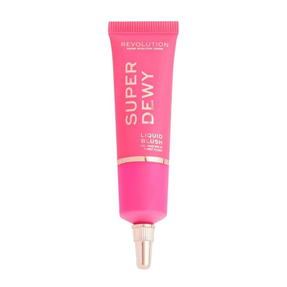 Revolution Beauty, Superdewy Liquid Blush, Richly Pigmented & Buildable, Blendable Formula, You Had Me At First Blush, 0.5 Fl. Oz.
