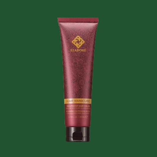 Elabore Hair Manicure Treatment Hair Color, 6.76 fl oz / 200 ml, With Olive Oil and Keratin, No Ammonia, No Peroxide, No PPD (Green, 200ml)