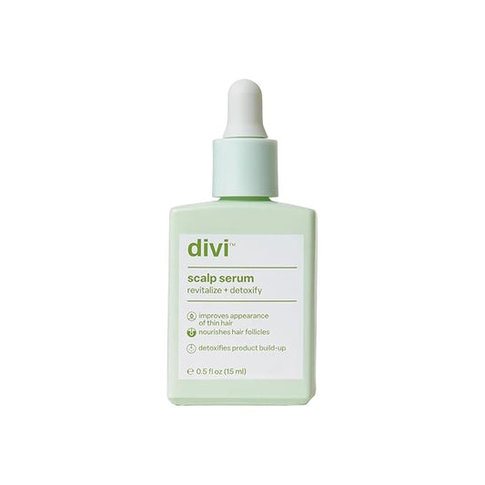 Divi Scalp Serum for Thinning Hair, 15ml – Clinically Tested, Nourishing Formula with Amino Acids, Caffeine & Rosemary Oil – Promotes Healthy Scalp & Fuller-Looking Hair, Reduces Oil & Product Buildup