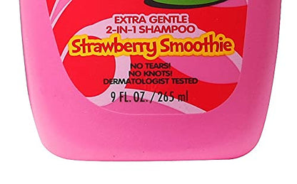 L'Oreal Kids Extra Gentle 2-in-1 Shampoo, Strawberry Smoothie, 9 fl; oz.
