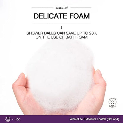 Loofah sponge bath sponge for