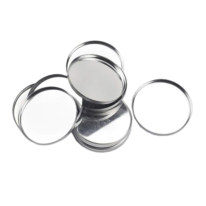20 Pieces Empty Round Metal Tin Palette Pans