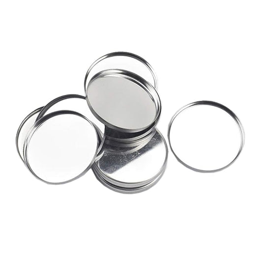 20 Pieces Empty Round Metal Tin Palette Pans