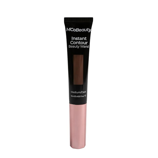 MCoBeauty Instant Contour Beauty Wand, Medium/Dark, Sculpt & Free Cosmetics
