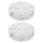 EXCEART Makeup Powder Container Pressed Powder Box 2Pcs
