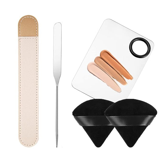 Korean Picasso Makeup Spatula Palette Set and Powder