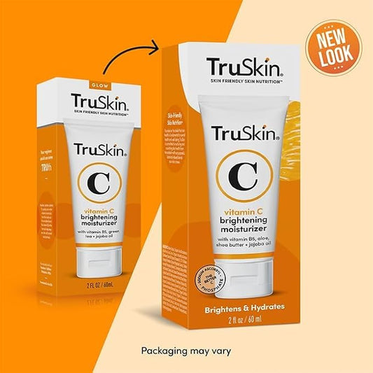 TruSkin Vitamin C Cream for Face – Brightening Moisturizer, Anti Aging, Hydrating, Skin Wrinkle Cream – Vitamin B5, Vitamin E, Jojoba Oil, Aloe Vera & Green Tea, 2 Fl Oz