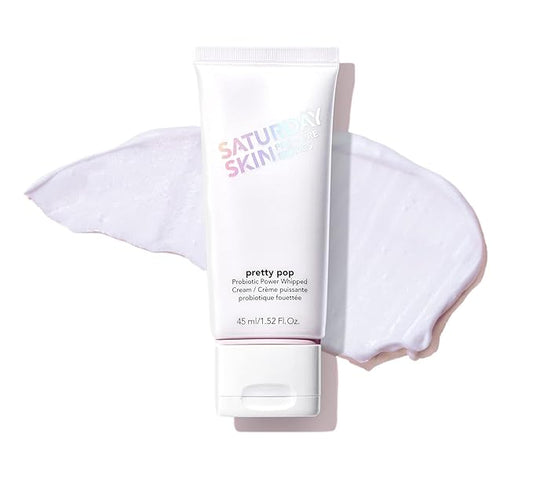 Saturday Skin Pretty Pop Prebiotics and Probiotics whipped Moisturizing cream Nourishing Allure Best of Beauty K-Beauty Winner 2020 (1.52 Fl Oz)
