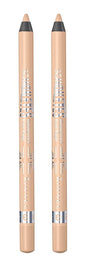 Rimmel London Scandaleyes Waterproof Kohl Kajal Eyeliner Pencil, Intense Color, Long-Wearing, Smudge-Proof, 005, Nude (Pack of 2)